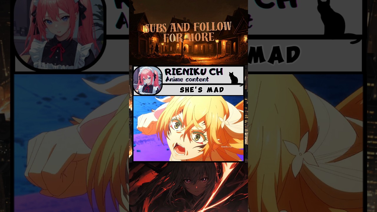 She's mad #anime #animeedit #shorts