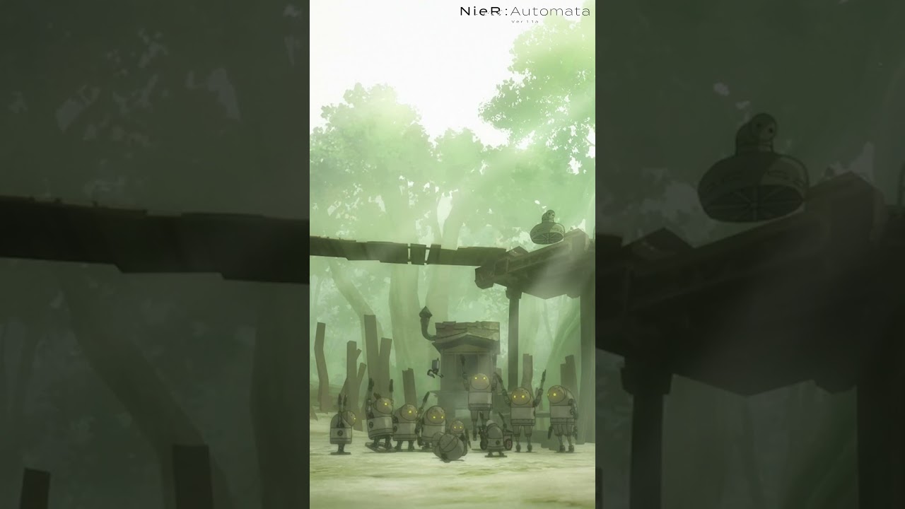 「はい。二号さん」アニメ『NieR:Automata Ver1.1a』第2クール放送中 #ニーア #NieR #ニーアオートマタ #shorts