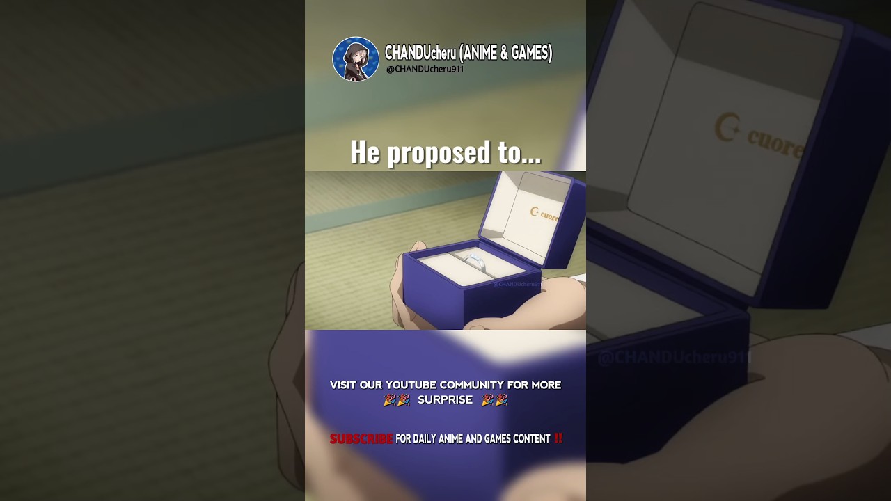 He proposed to... #anime #shorts #animeedits #animelover