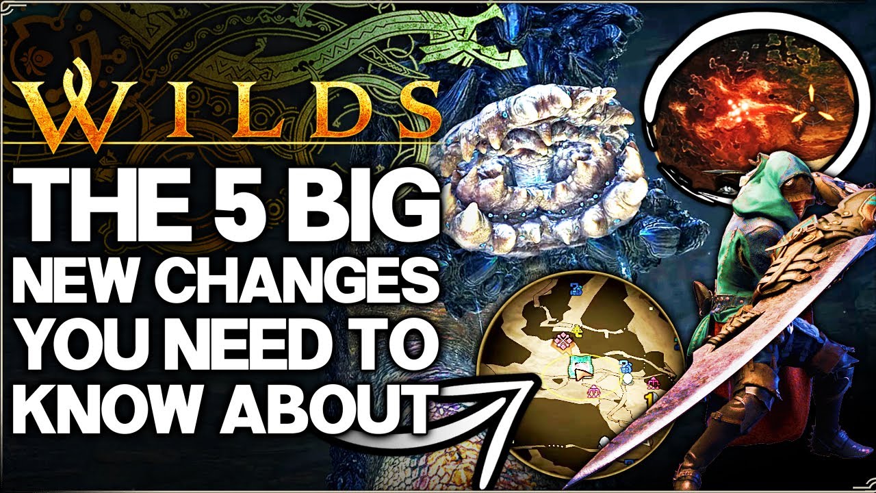 Monster Hunter Wilds - The 5 HUGE New IMPORTANT Changes - Hunting Will NEVER Be the Same Again...