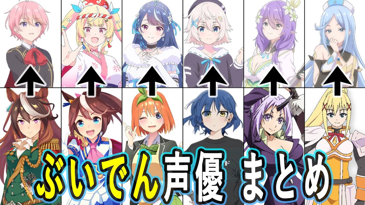 ぶいでん声優 出演作まとめ/VTuberなんだが配信切り忘れたら伝説になってた