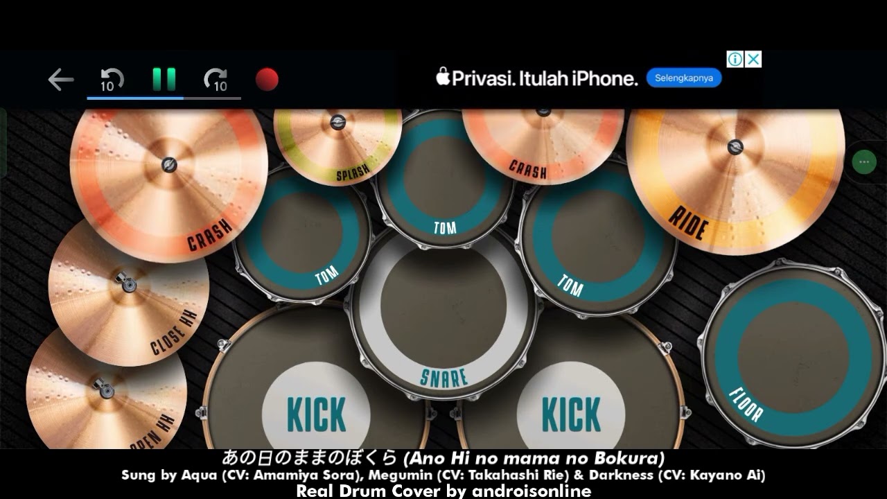 Ano Hi no mama no Bokura/あの日のままのぼくら (Konosuba Season 3 ED) - Real Drum Cover