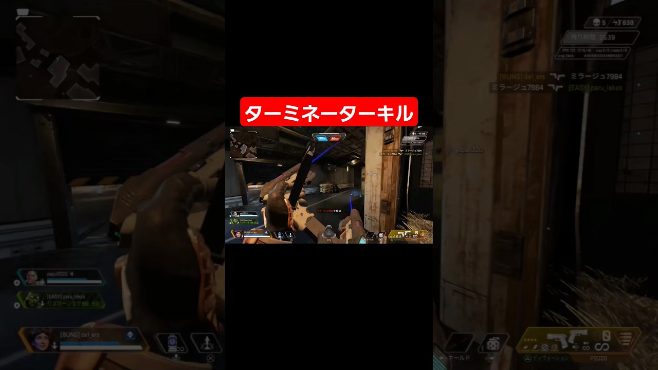 ターミネーターキル #apex #apexlegends #エーペックスレジェンズ