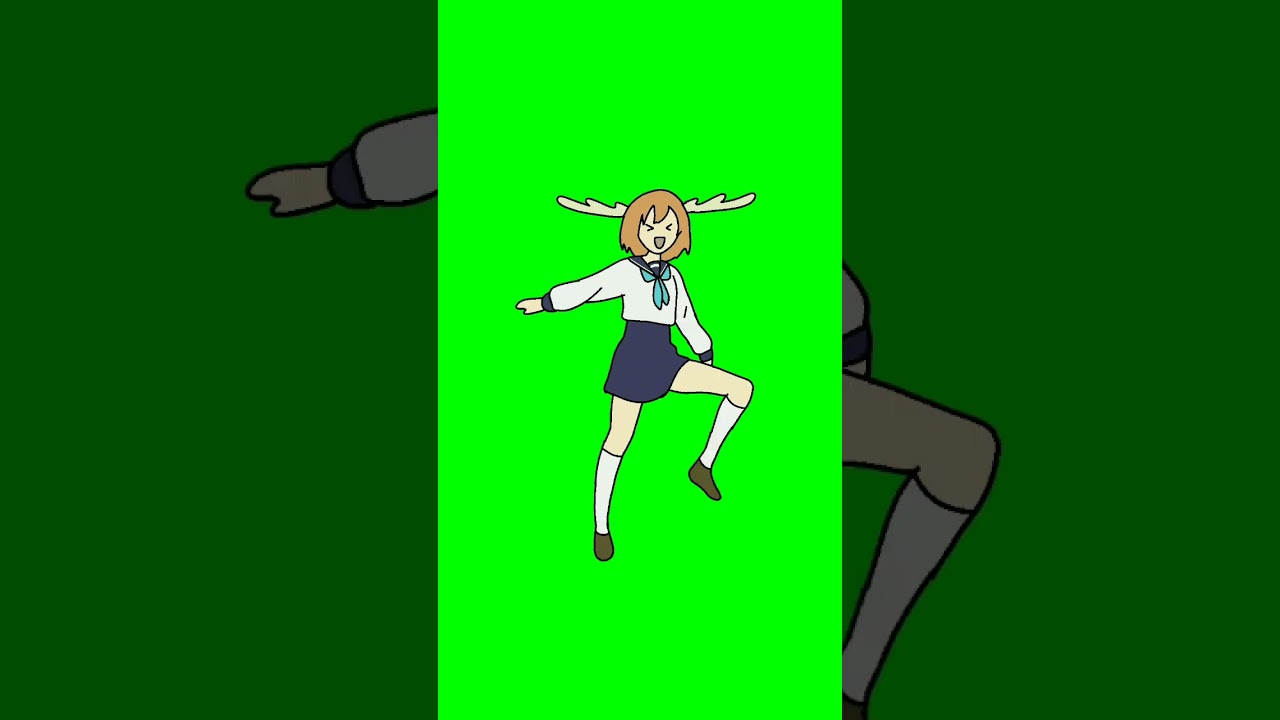 Nokotan does DADDY dance (Jellyfish Can't Swim in the Night) GREEN SCREEN