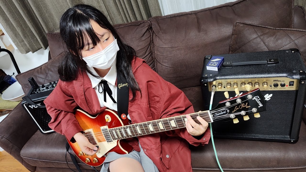 【ガールズバンドクライ】「声なき魚」を歌いながら弾いてみた（13才中１/トゲナシトゲアリ/TVsize/ギタボ）