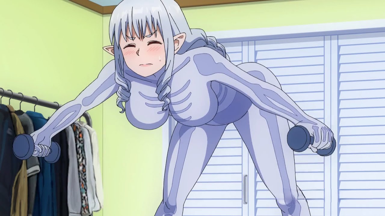 Training of a fat skeleton! [Plus-Sized Elf] Episode 6 エルフさんは痩せられない。