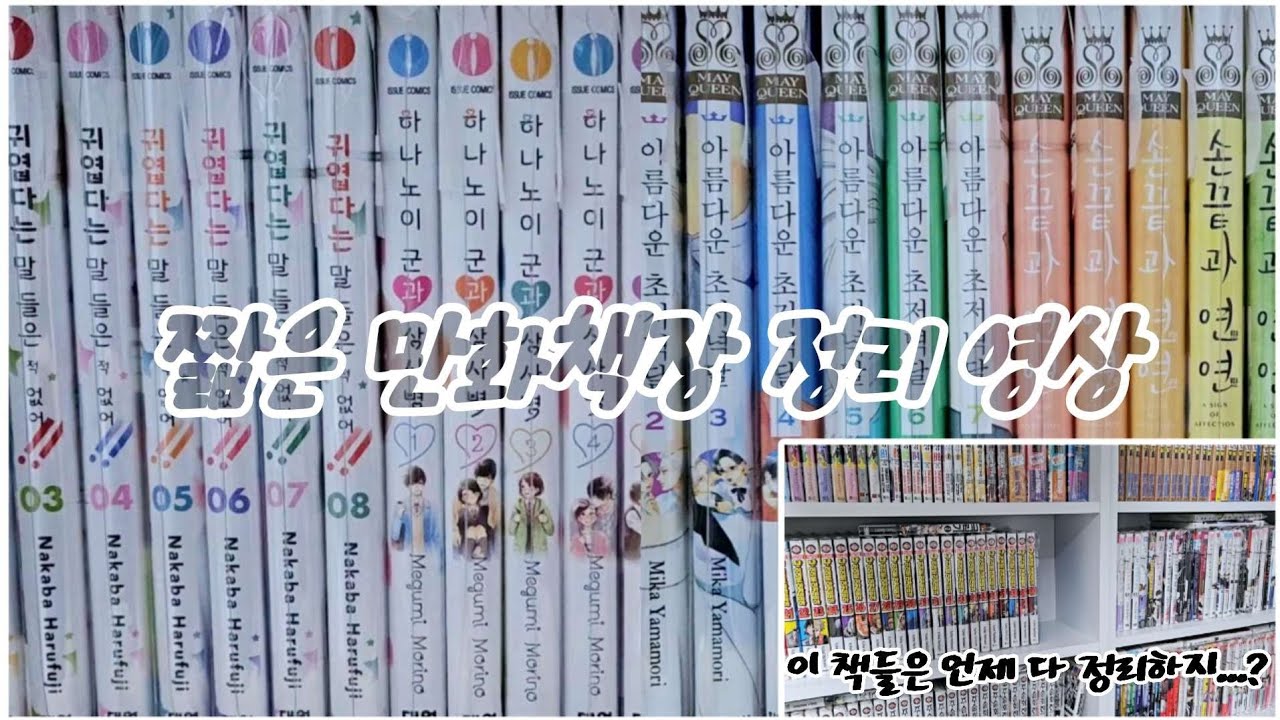 [오타쿠 브이로그] 짧지만 올려보는 만화책 정리 영상 | 만화책 | BL만화책 정리 | 순정만화책 정리