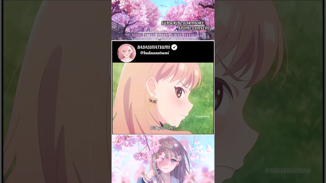 Did you see? 🫣 | Love is indivisible by twins | #anime #animeedit #animelover #romantic #love