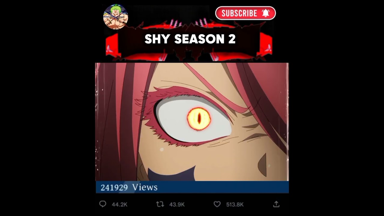 SHY Season 2 #shy  #animation #anime #like