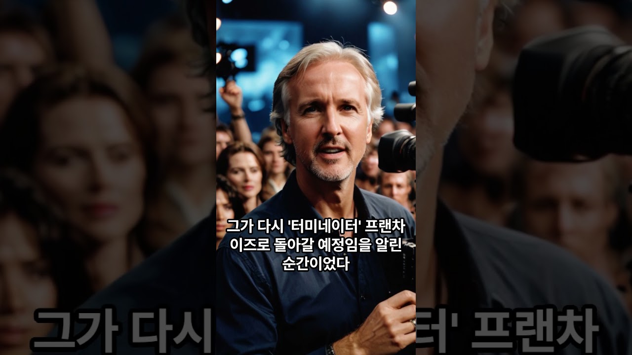 제임스 카메론 감독, 터미네이터 새작품 준비중 #터미네이터 #제임스카메론 #shorts