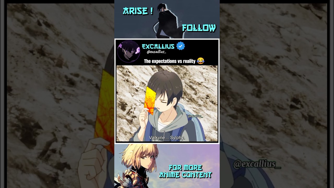 The expectations vs reality 😂 | a nobody's way up to an exploration hero | #anime #animeshorts