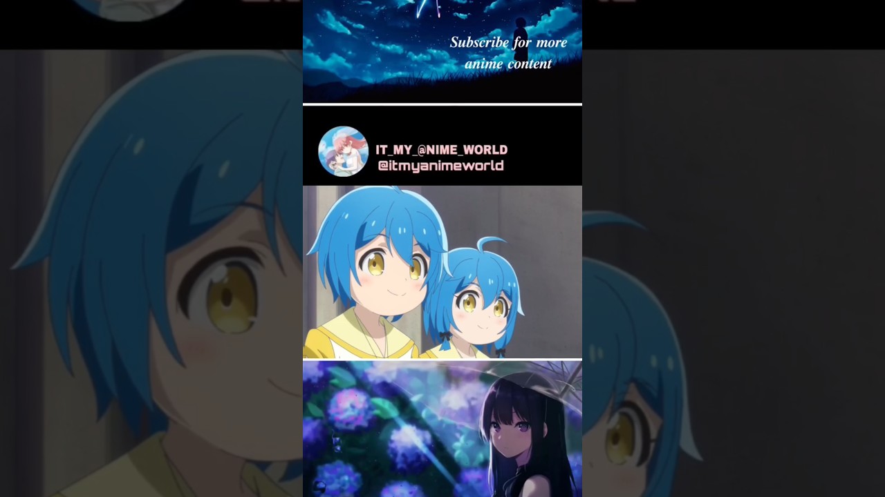 the sad story 😞 twins moments| journey through another world|#anime#animelover#shorts