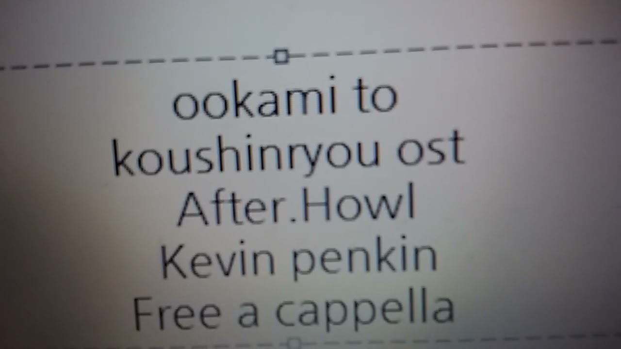 狼と香辛料 MERCHANT MEETS THE WISE WOLF OST - After.Howl - Kevin penkin Free a cappella フリーアカペラ