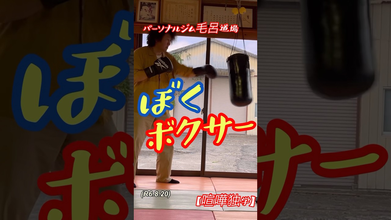 【喧嘩独学】僕ボクサー！柔道、毛呂道場(R6.8.20)