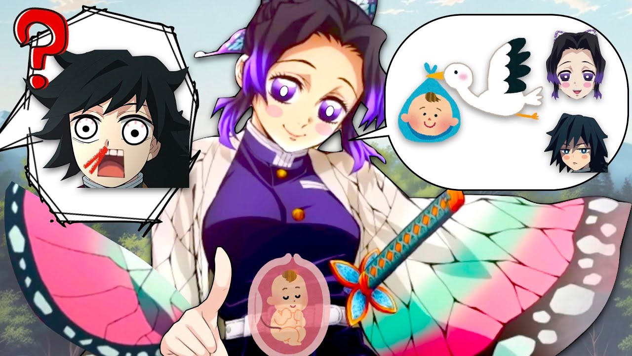 【鬼滅の刃】胡蝶しのぶと義勇に赤ちゃんができた?!👶【Demon Slayer】Shinobu and Giyuu have a baby!?