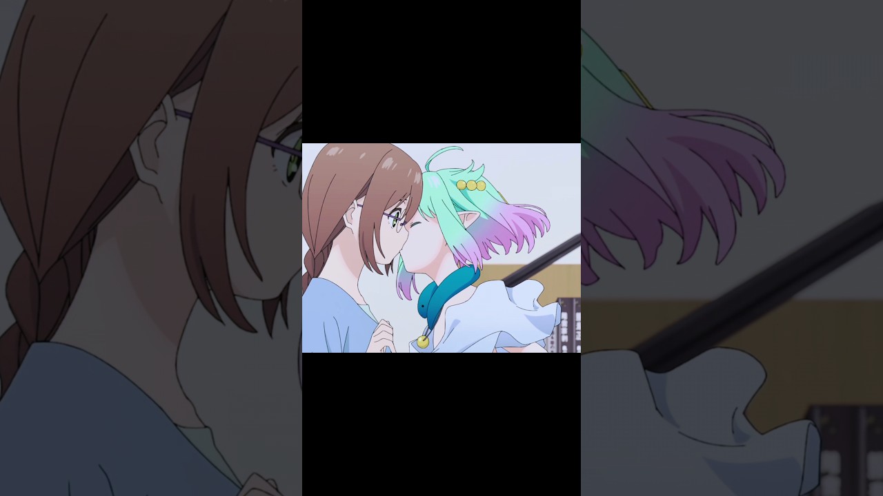 百合キスシーン！「怪異と乙女と神隠し」第10話#アニメ#きりぬき#最高の瞬間#最高のシーン