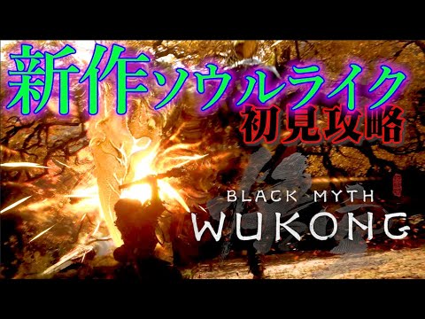 【黒神話悟空】新作ソウルライクの初見配信【BlackMythWukong】