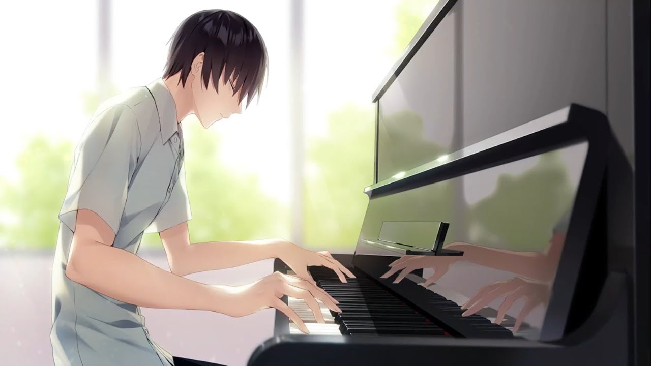 Natsuki plays piano - Atri: My Dear Moments (visual novel) - eng-jpn text