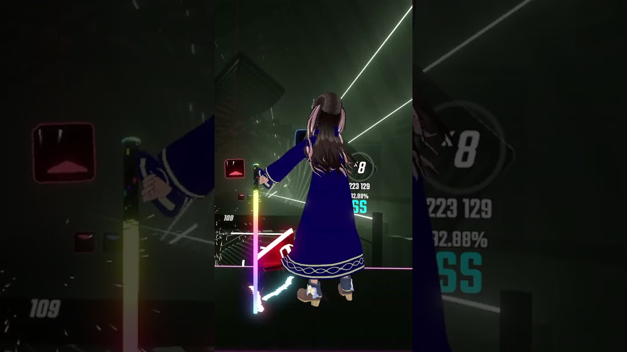 [BeatSaber] ブルーデイズ - TRUE (転生貴族、鑑定スキルで成り上がる OP) Expert Difficulty #shorts