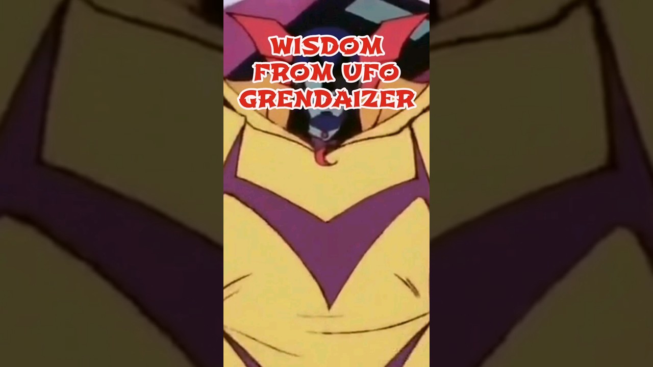 Coming From a Bad Guy! 😱 #animewisdom #grendizer #anime
