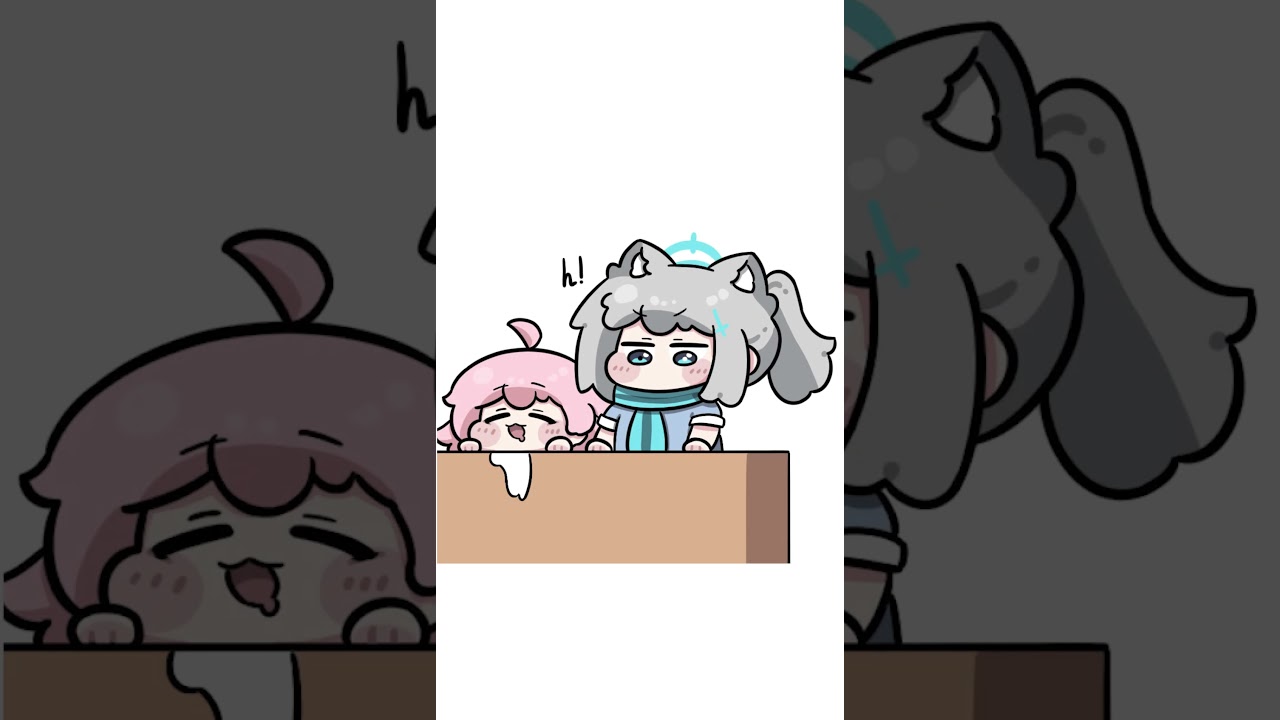 カフェ！ #ブルーアーカイブ #블루아카이브 #animation