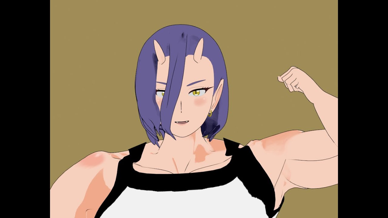 エルフさんは痩せられない（ElfsanwaYaserarenai）男鹿　Blender　３DCG