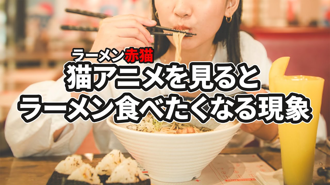 猫アニメ（ラーメン赤猫）を見てラーメン欲が爆発した話