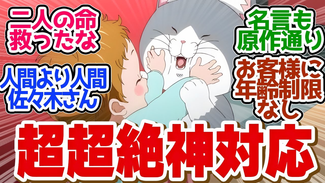 【 赤猫 8話 】感動の神回！佐々木さんの一言に涙した第８話の読者の反応集【 アニメ 赤猫ラーメン 】