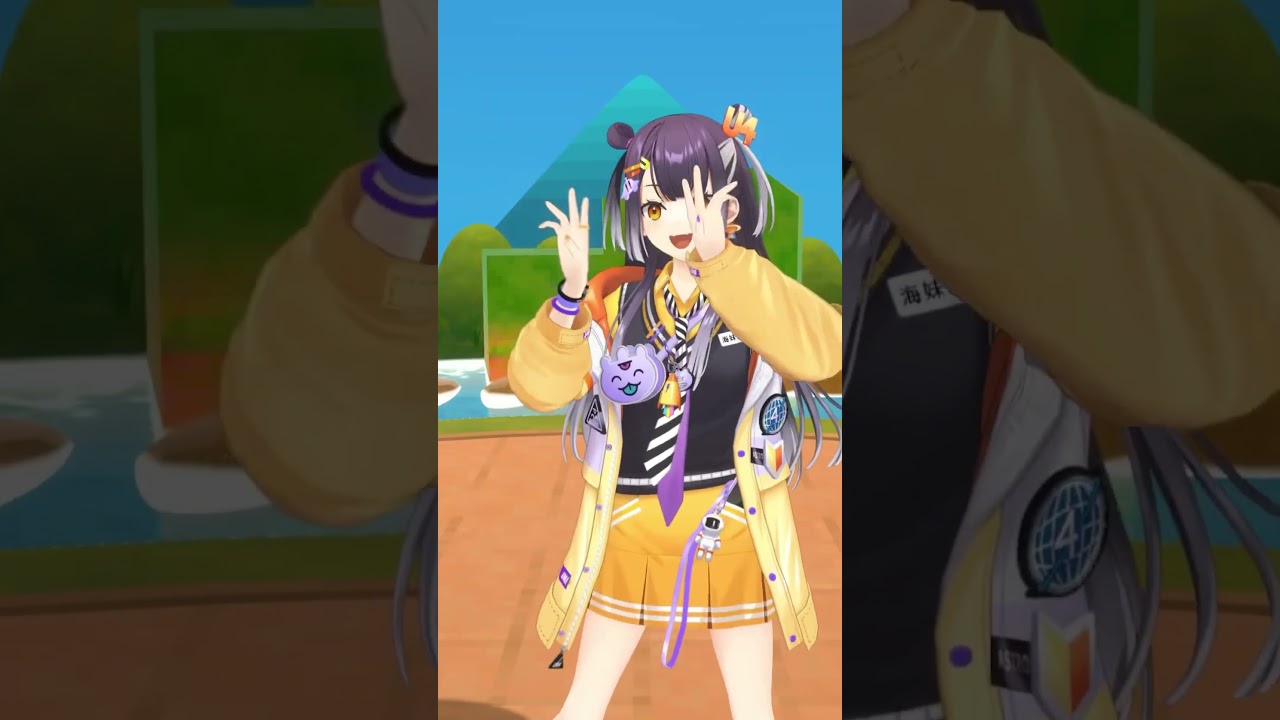 #しかのこのこのここしたんたん を脱いだり着たりしながら踊ってみた #にじさんじ #海妹四葉 #vtuber