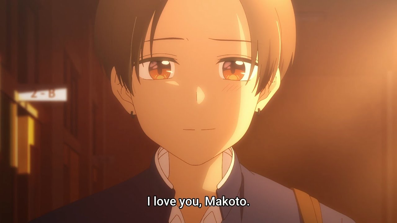 Ryuji confessed his love to Makoto | Senpai is an Otokonoko Episode 7