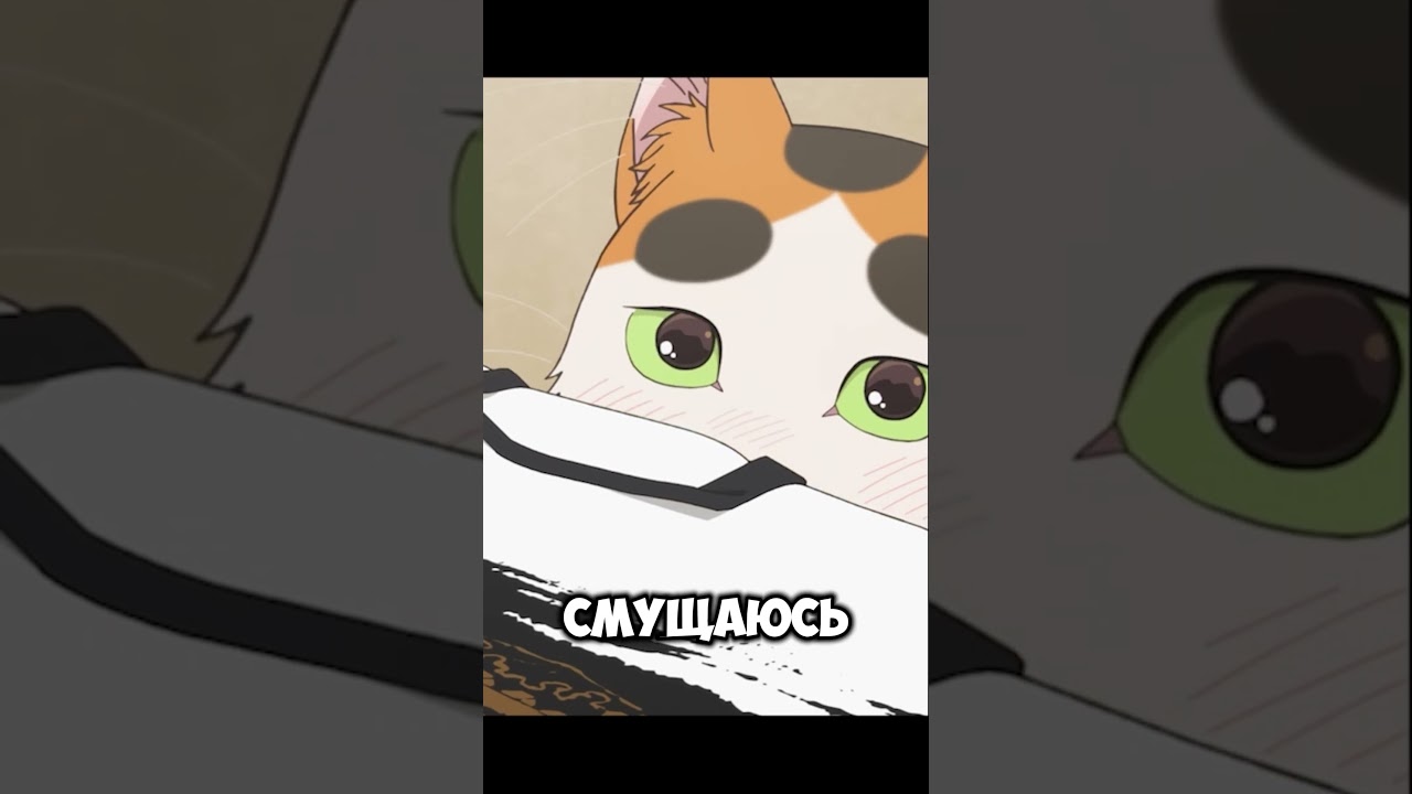 #котик превратился в ёкая, и впервые встречается с семьей #аниме #anime #tonarinoyoukaisan #fandub