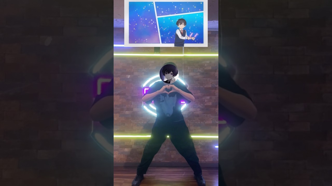 【2.5次元の誘惑】実写で新人歌い手がアニメダンスを踊ってみた！#shorts #dance #anime #新人歌い手グループ