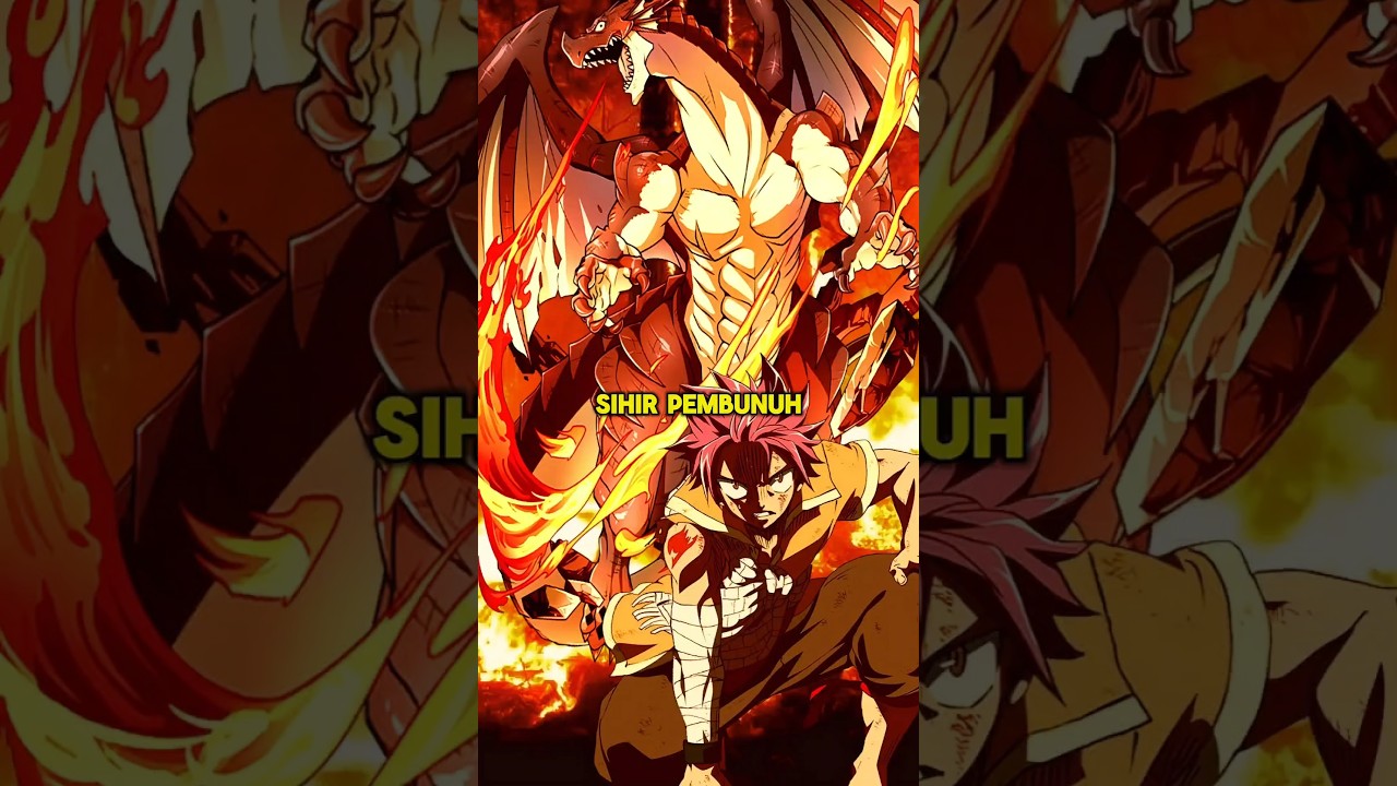 Alasan sihir pembunuh naga di ciptakan #fairytail #anime #shorts #natsu