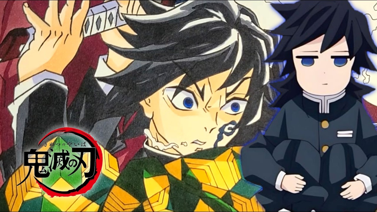 【鬼滅の刃イラスト】柱稽古編の冨岡義勇を描いてみた！『色塗り編』【作業用(no talking)】「鬼滅の刃柱稽古編」