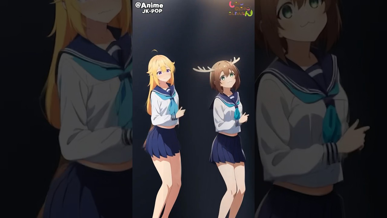 しかのこのこのここしたんたん X 삐끼삐끼 #しかのこのこのここしたんたん #シカ色デイズ #シカ部 #ai #dance #shorts