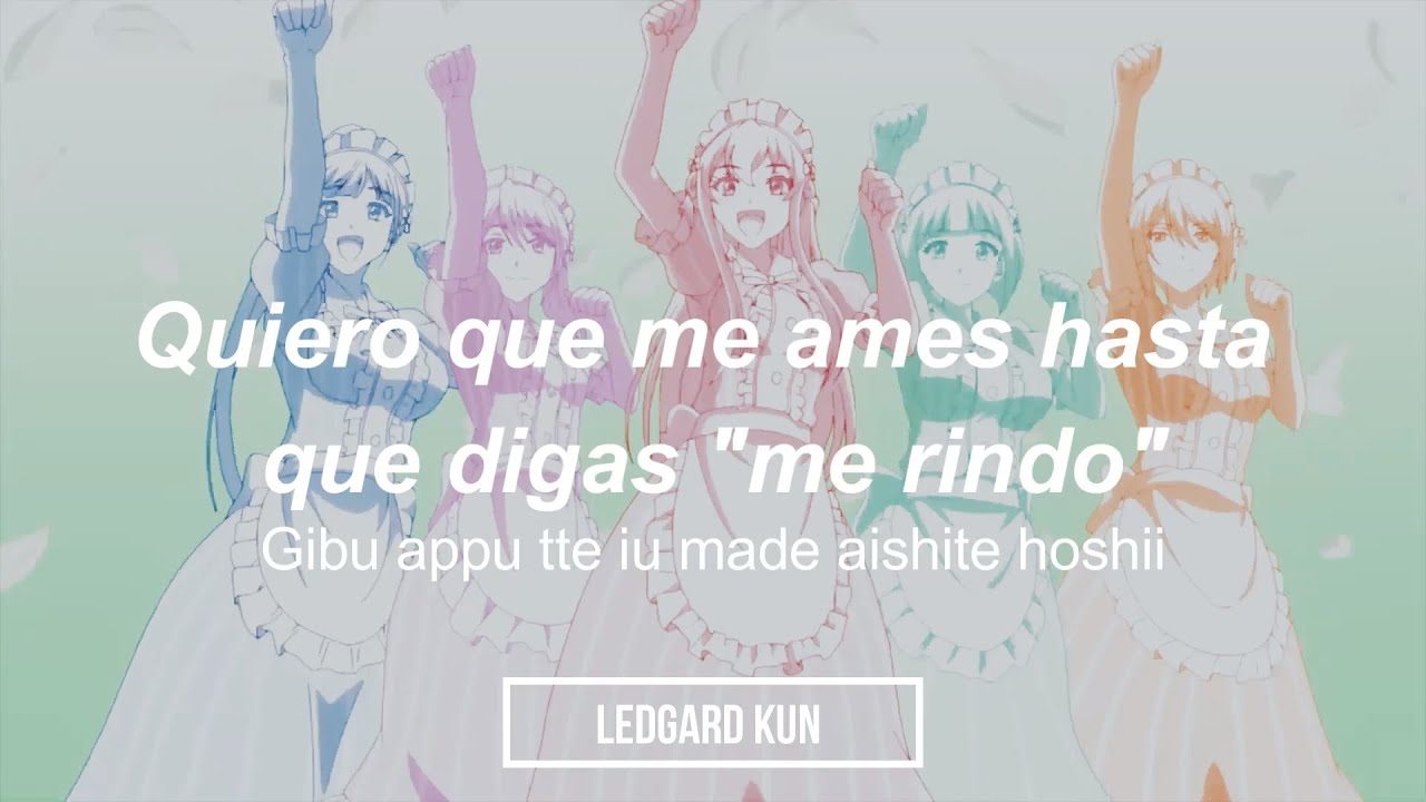 Megami no Café Terrace Season 2 OP / Opening Full |「Charge!」by Hikari Codama | Sub Español - Lyrics