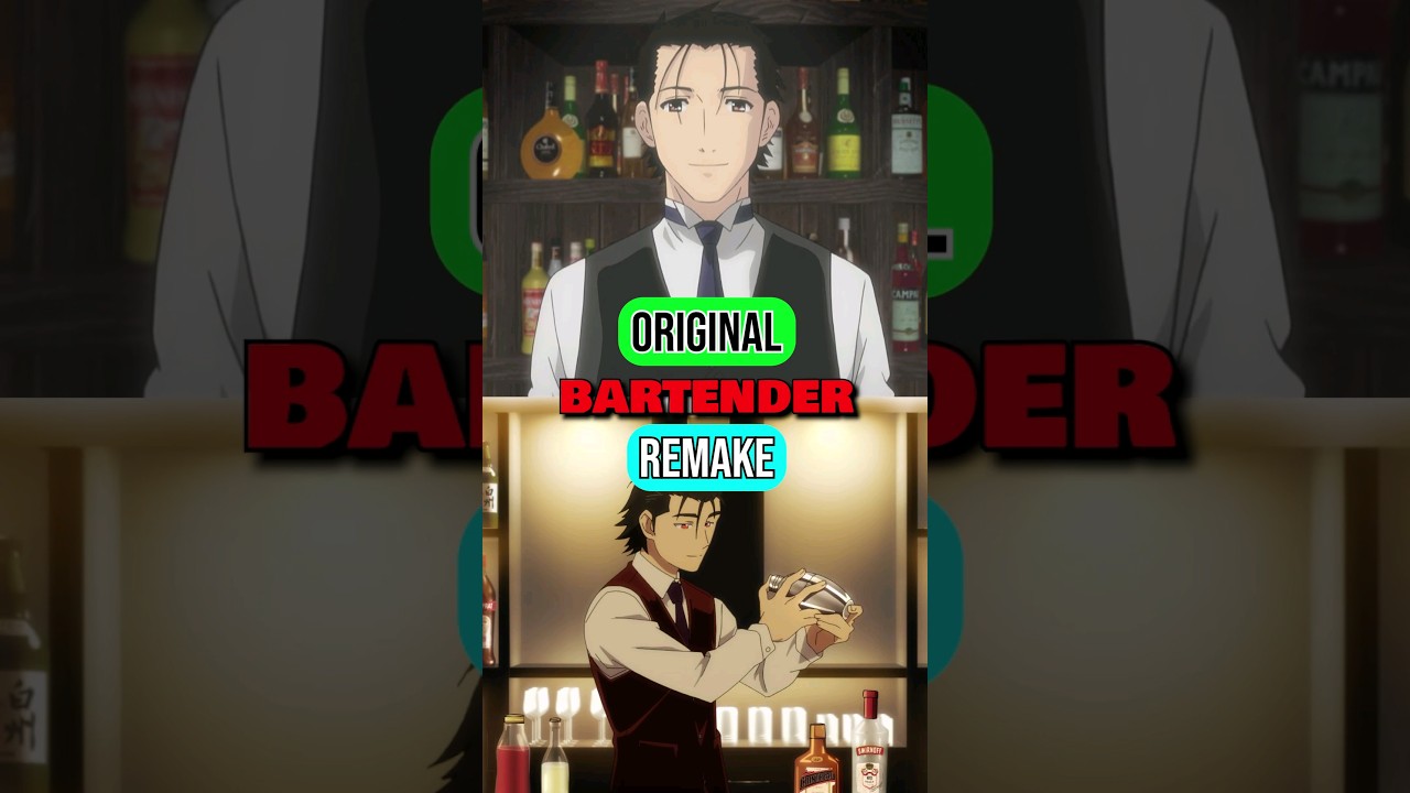 Which Bartender anime do you prefer: Original or Remake? #bartender #edenhall #glassofgod #asmr