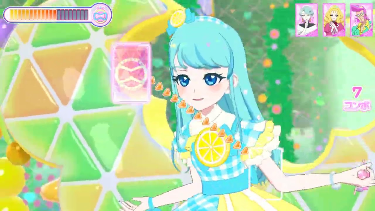 ［ひみつのアイプリ］シャルル「ヒカリノコトバ」フレッシュレモンブルー