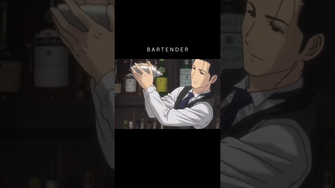 The Most Relaxing Anime Bartender ASMR🍸 | Bartender Kami No Glass #shorts #anime #asmr #animeshorts