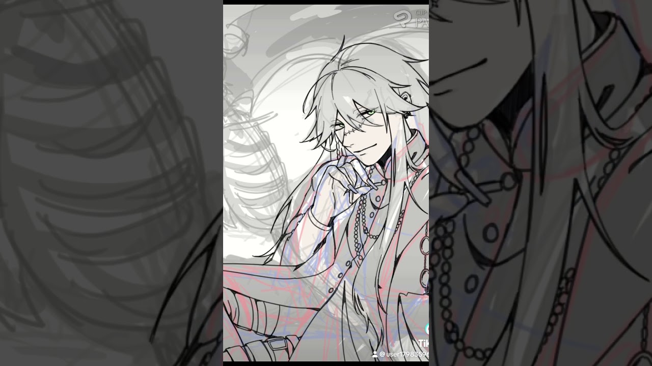 アンダーテイカー描いた！#黒執事 #イラスト #イラストメイキング