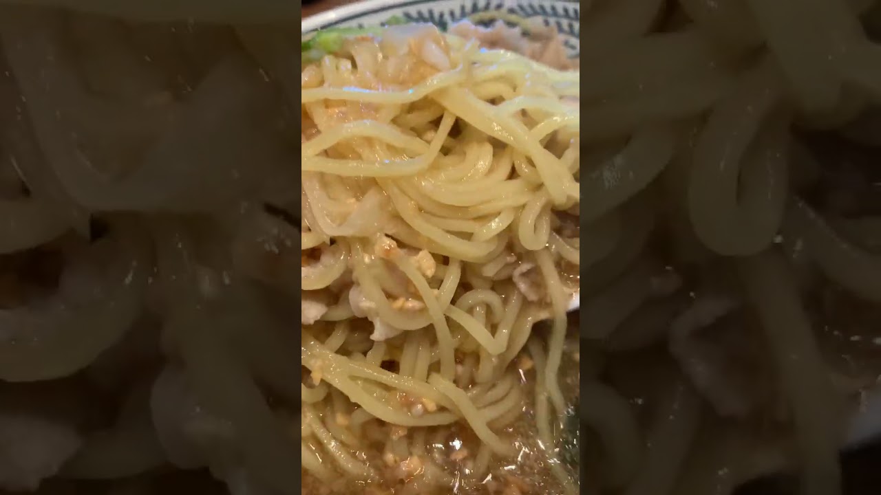 丸源ラーメンの、肉そば！ラーメン赤猫シール