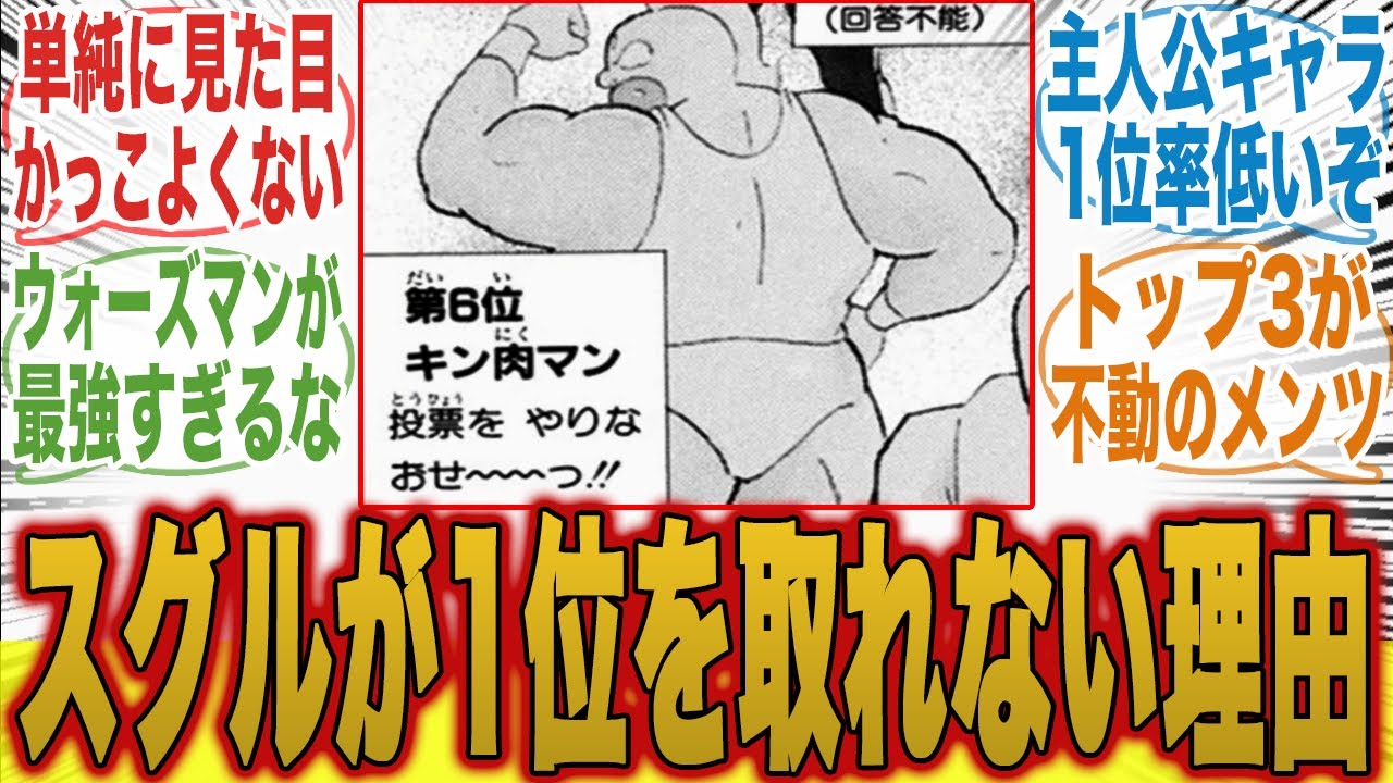 【主人公補正??】人気投票でスグルが1位を取れない理由についてここで語ろうぜ！ｗ【キン肉マン完璧超人始祖編】【キン肉マン】【みんなの反応集】【夏アニメ】【新アニメ】【ミーム】【漫画】