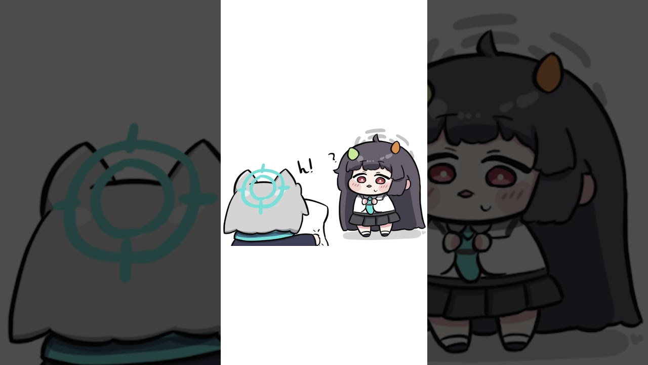 先輩探し2  #ブルーアーカイブ  #블루아카이브