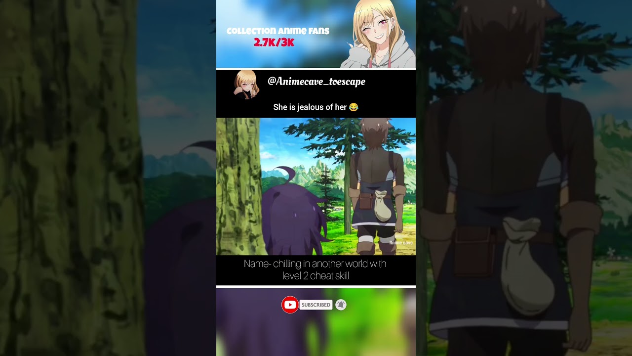 chilling in another world with level 2 cheat skill 🥰 #anime #animeedit #animeedits #animes