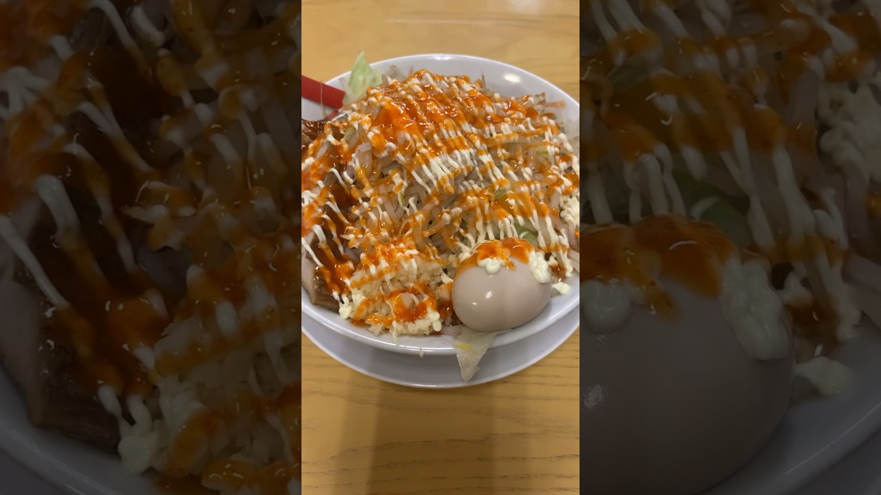 #shorts #豚の道#次郎系#水戸次郎#ラーメン#らーめん#ramen#라면#拉面#拉麺#m#茨城ラーメン#水戸ラーメン#自作ラーメン#茨城#水戸#japan#Tokyo#グルメ#まさひろ食堂