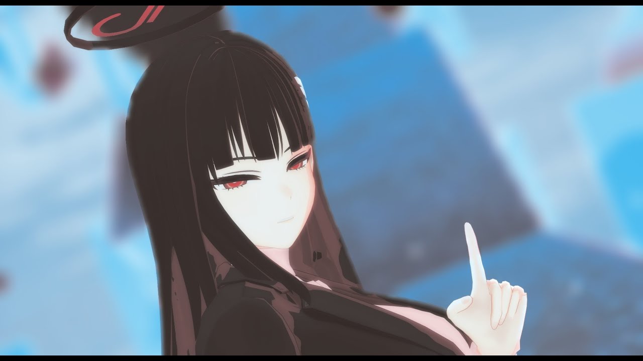 【MMDブルーアーカイブ】調月莉央的【KING】