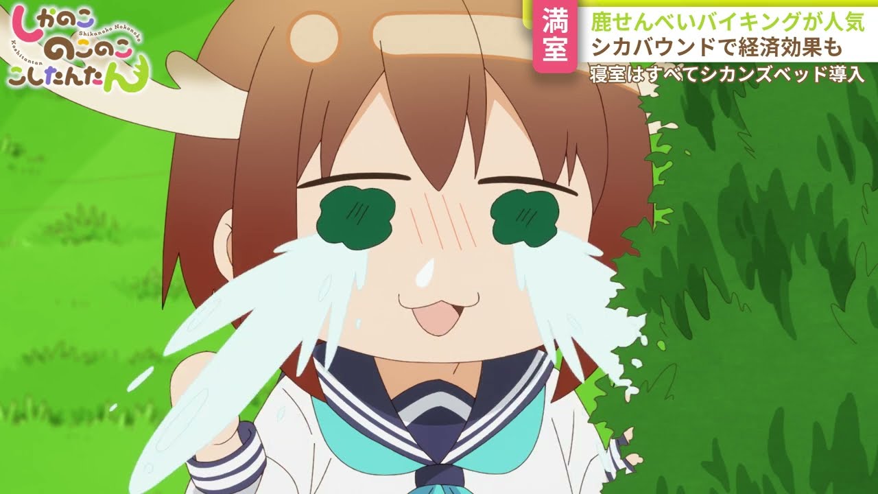 TVアニメ「しかのこのこのここしたんたん」第11話「The pursuer and the pursued.」WEB予告