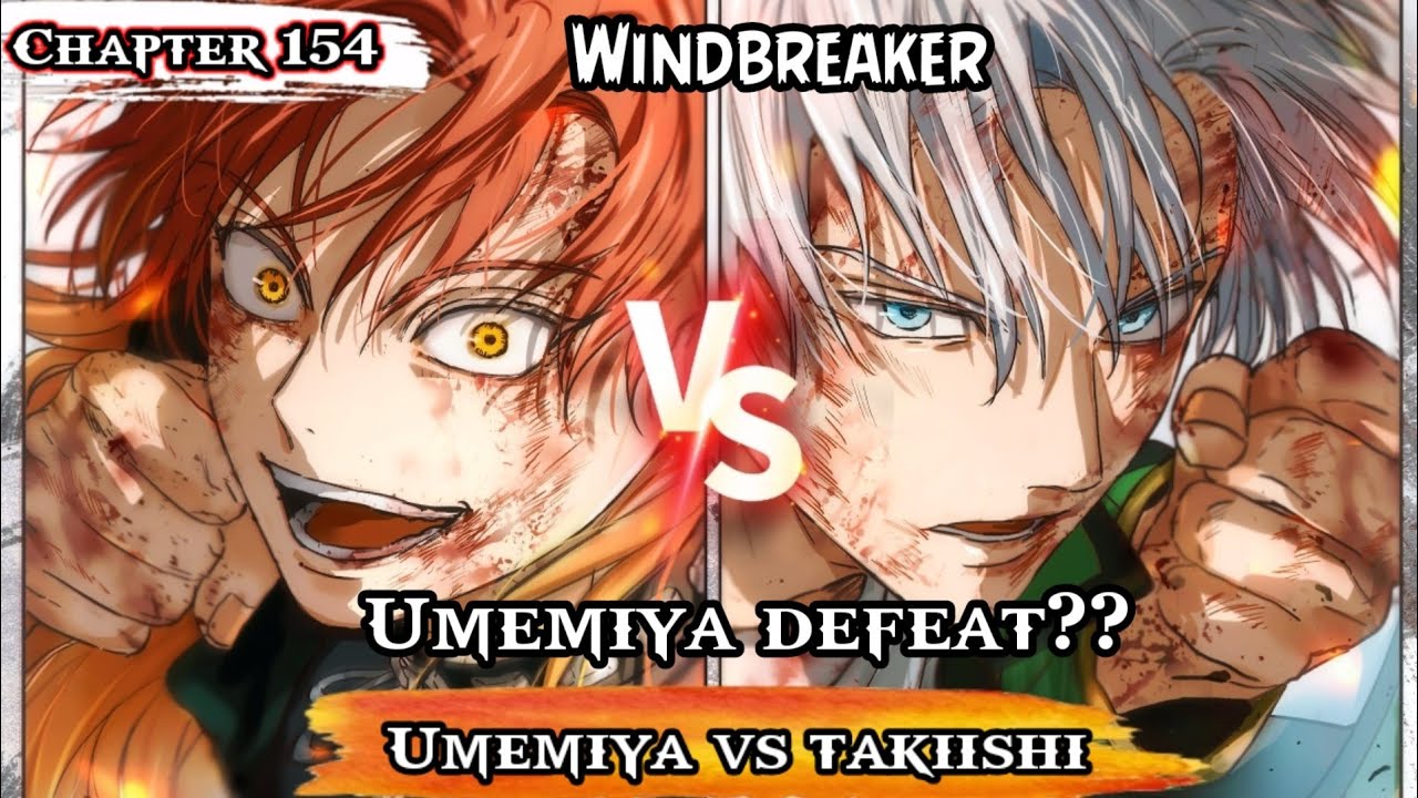 Wind breaker Chapter 154 🔥🔥 ranging inferno Explain in hindi #windbreaker Umemiya Vs Chika Takiishi