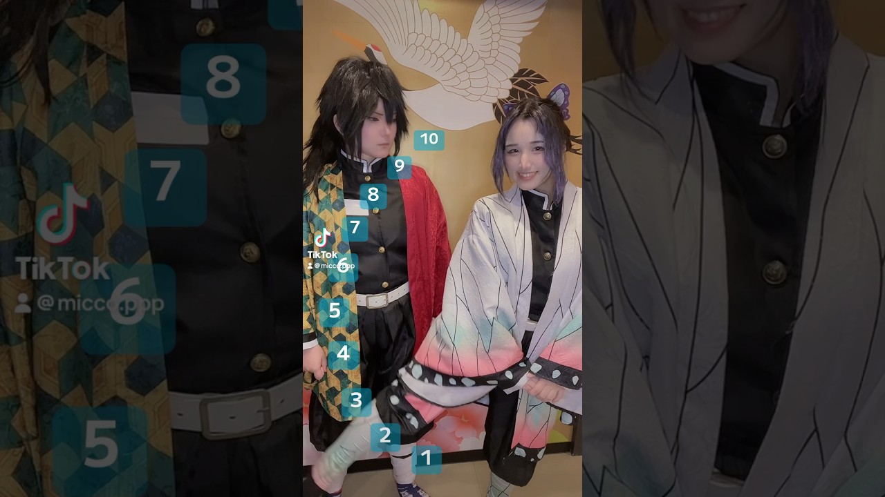 冨岡さんと柱稽古🌊🦋#鬼滅の刃コスプレ #demonslayer #cosplay #ぎゆしの #giyuutomioka #shinobukocho