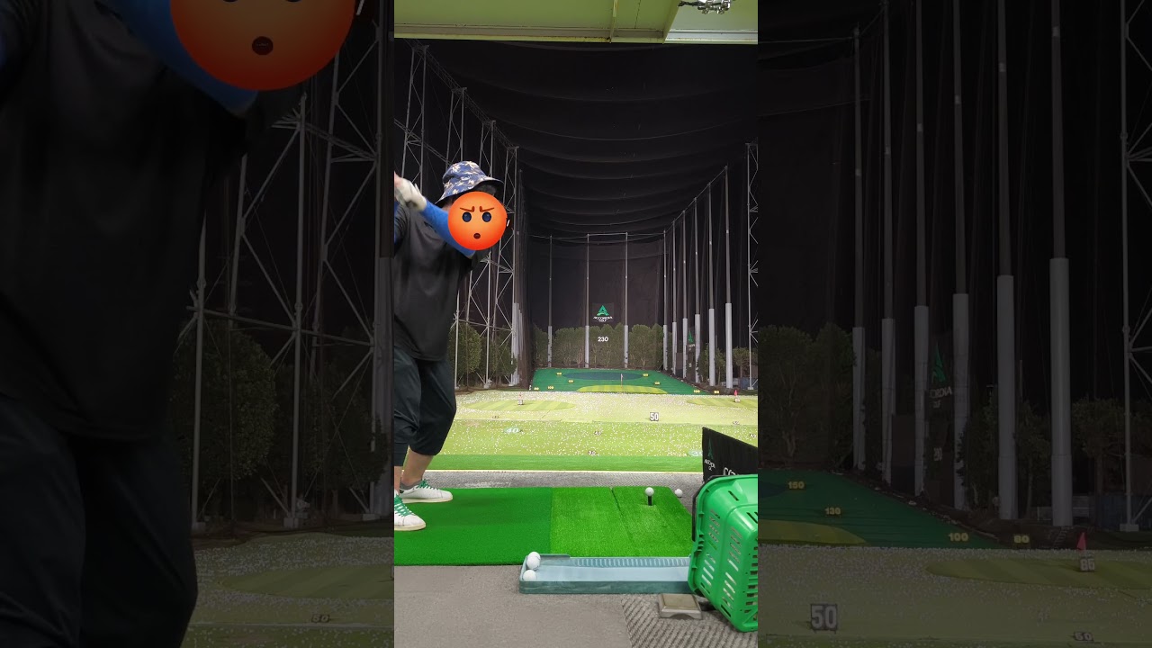 ネトフリでライジングインパクト見ちゃって真似てみた　#ライジングインパクト #ゴルフスイング #ゴルフ